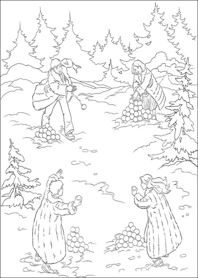 Dibujos para colorear: Las Crónicas de Narnia