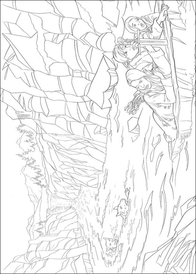 Coloring pages: The Chronicles of Narnia 6