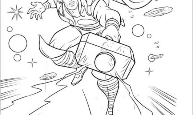 Coloring pages: Thor