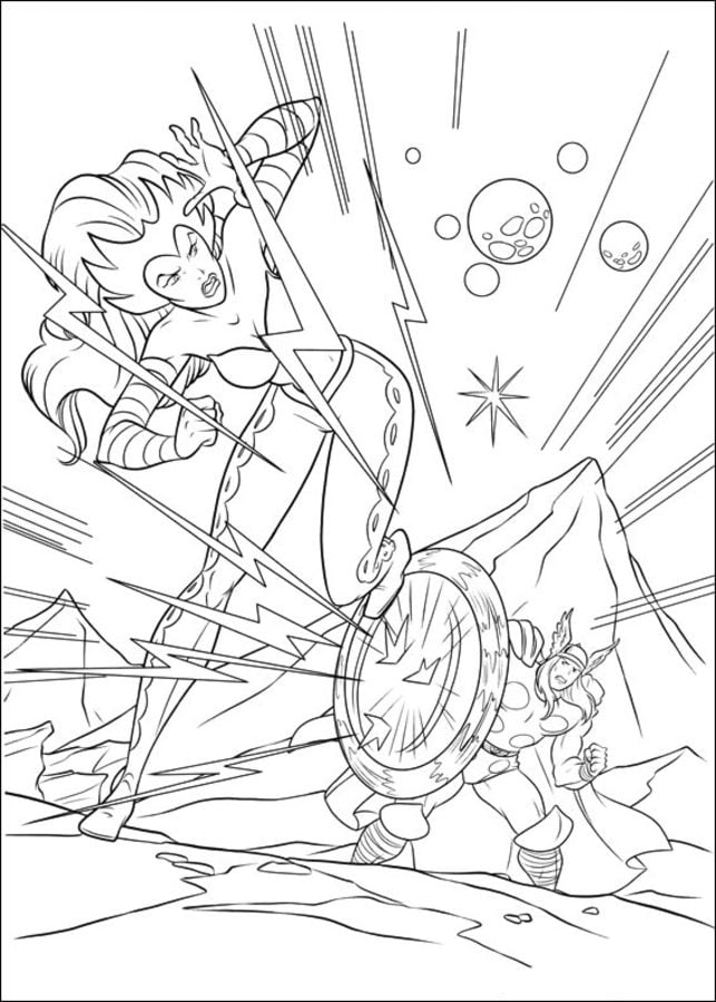 Coloring pages: Thor 7