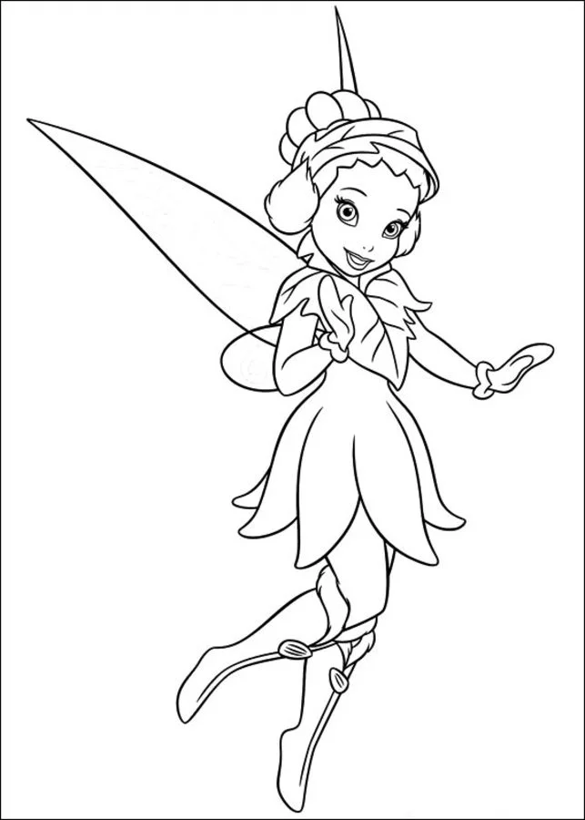 tinkerbell coloring pages online