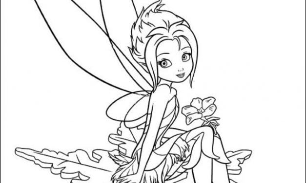 Ausmalbilder: Tinker Bell