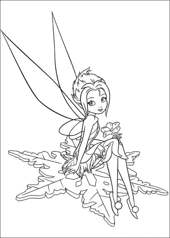 tinkerbell coloring pages online