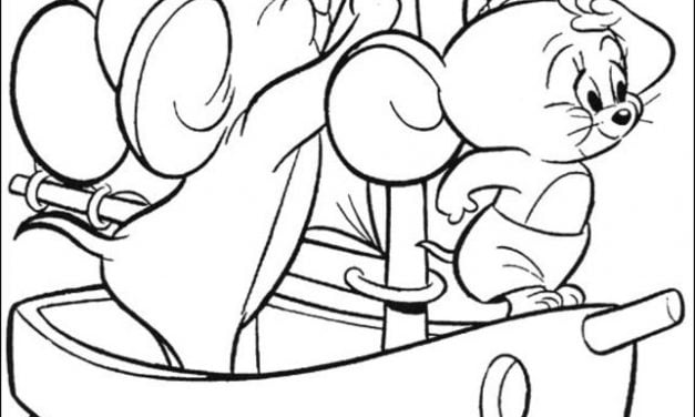 Coloring pages: Tom and Jerry