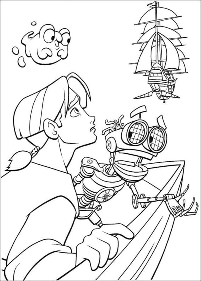 Coloring pages: Treasure Planet 2