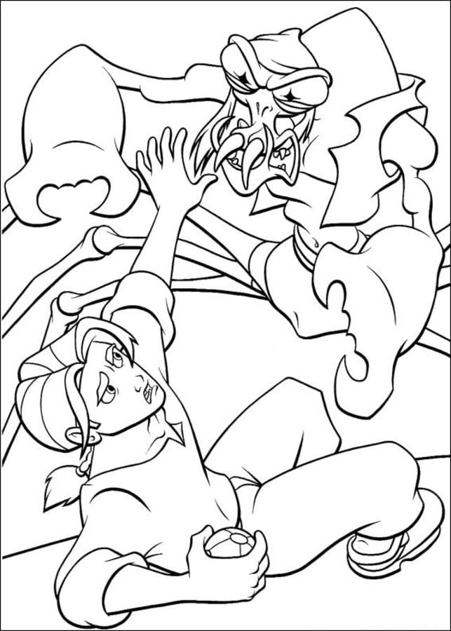 Coloring pages: Treasure Planet 3