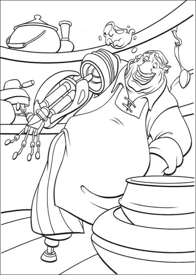 Coloring pages: Treasure Planet 4