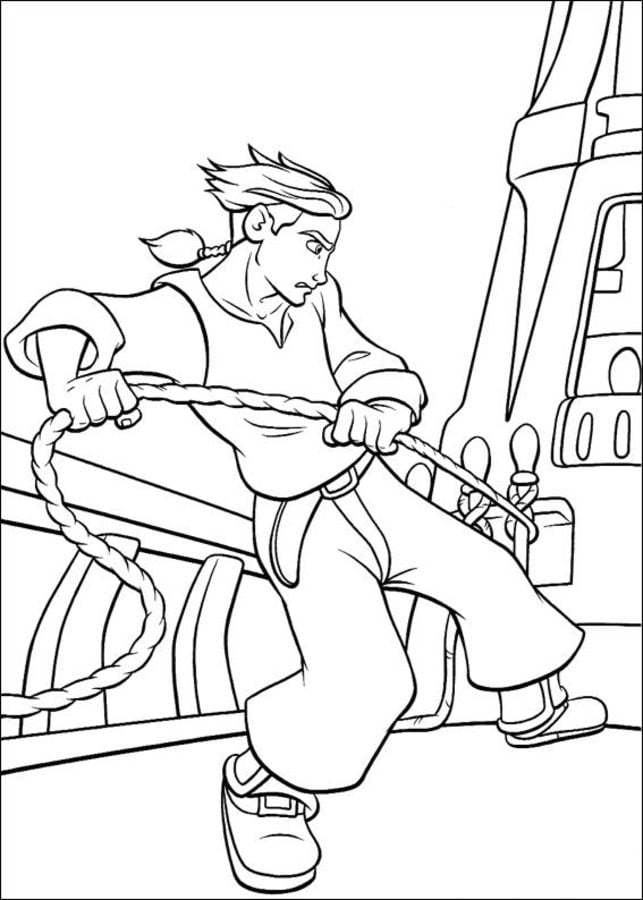 Coloring pages: Treasure Planet 5