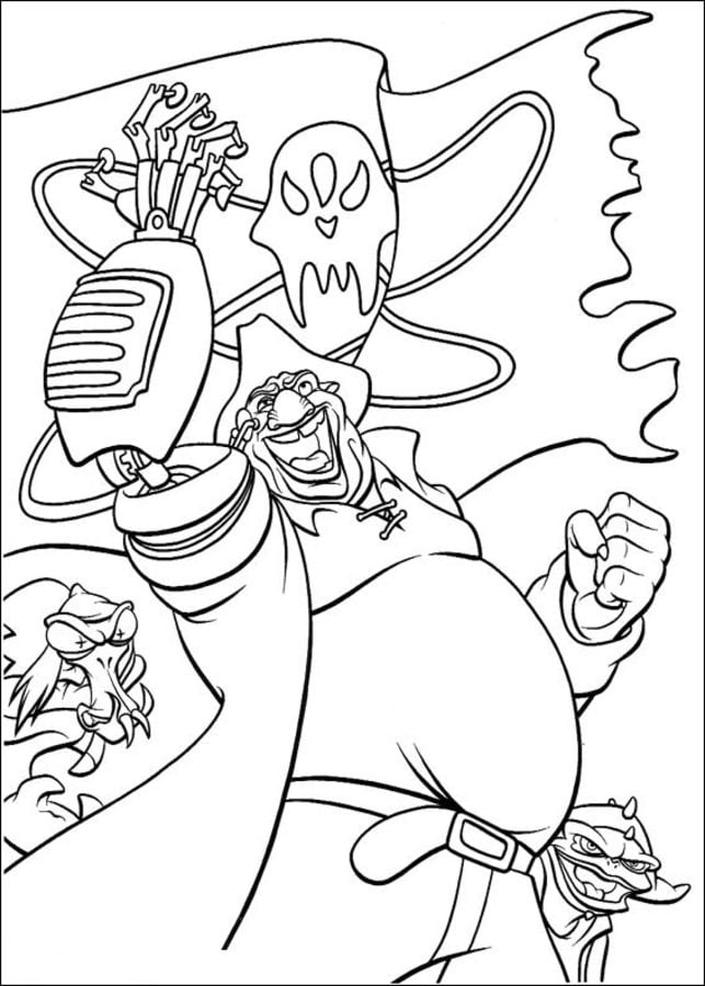 Coloring pages: Treasure Planet 7
