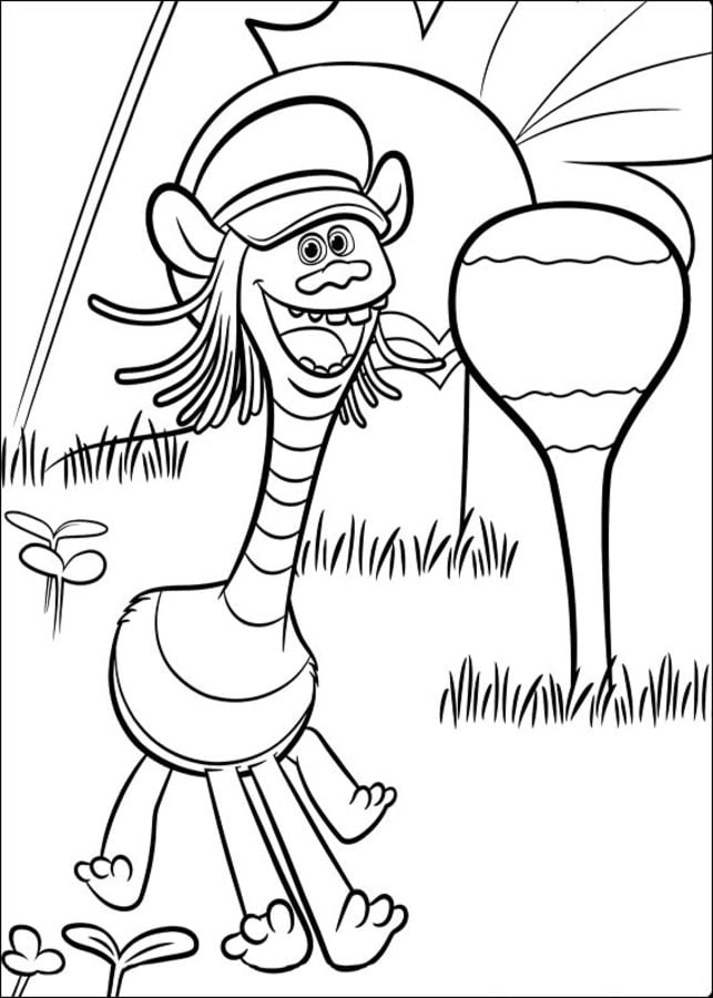 Coloring pages: Trolls