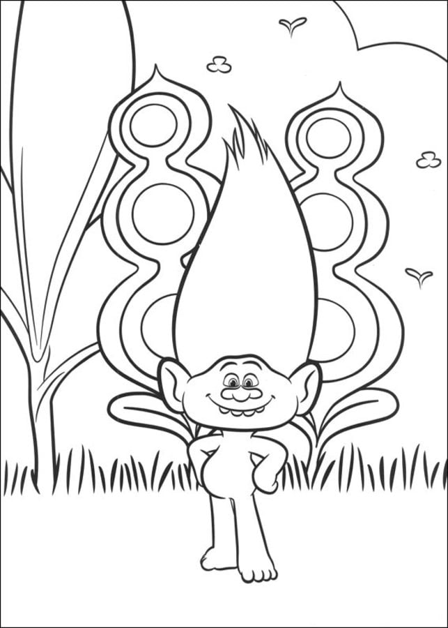 Coloring pages: Trolls