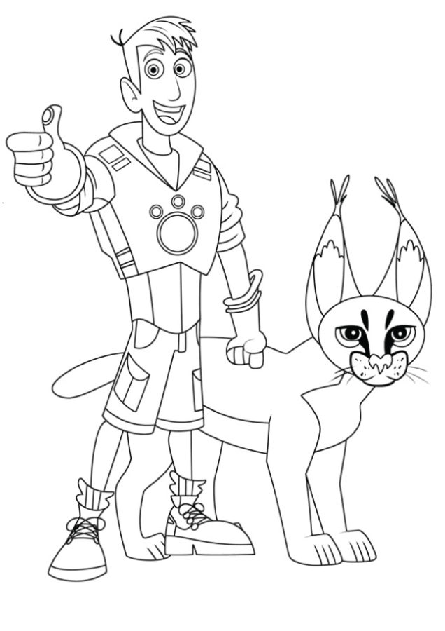 Coloring pages: Wild Kratts 2