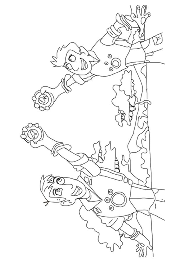Coloring pages: Wild Kratts 5