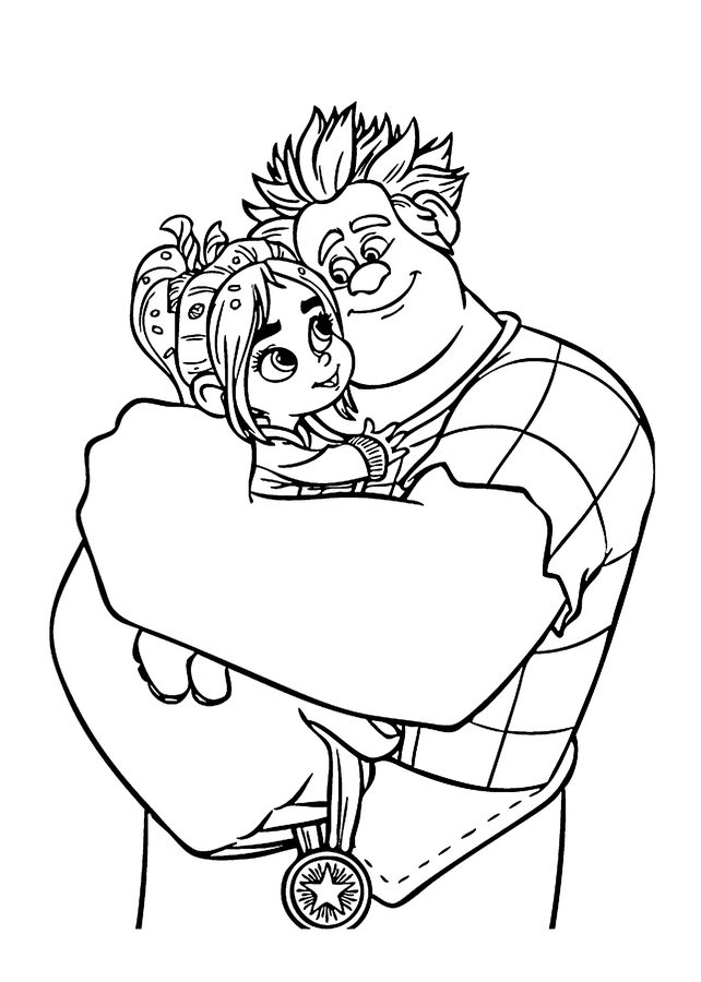 Coloring pages: Wreck-It Ralph 1