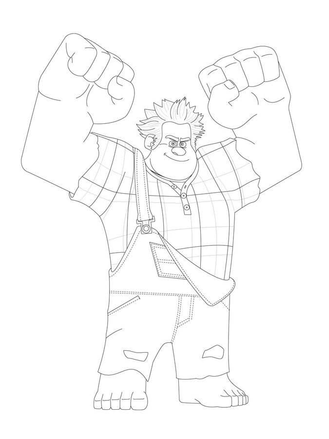 Coloring pages: Wreck-It Ralph 6