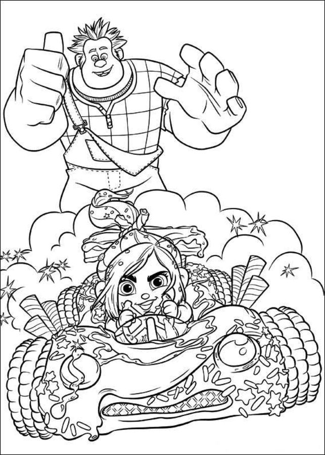 Coloring pages: Wreck-It Ralph 8