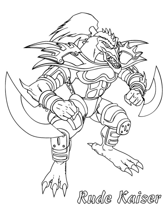 Coloriages: Yu-Gi-Oh! 1