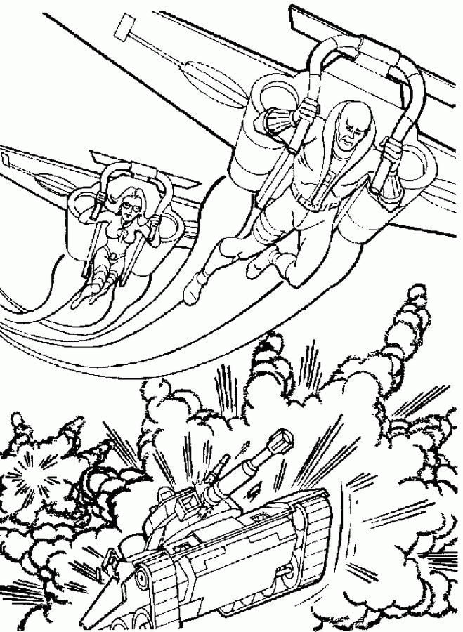 Coloring pages: Action Man