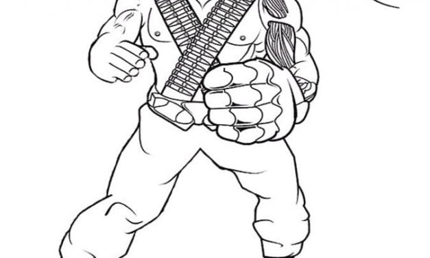 Coloring pages: Action Man