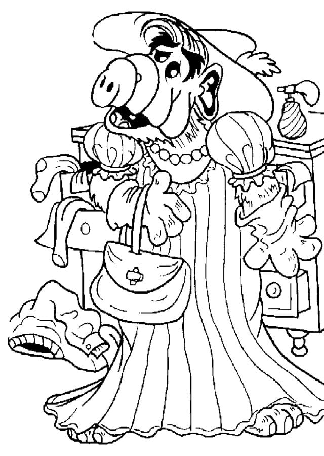 Coloring pages: Alf 3