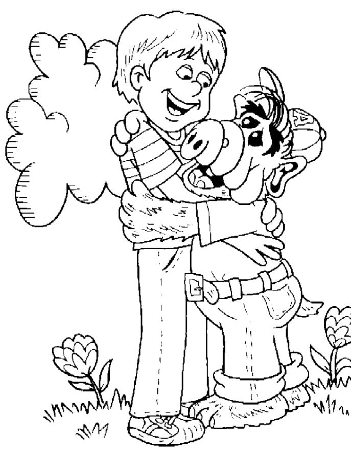 Coloring pages: Alf 5