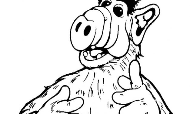 Coloring pages: Alf