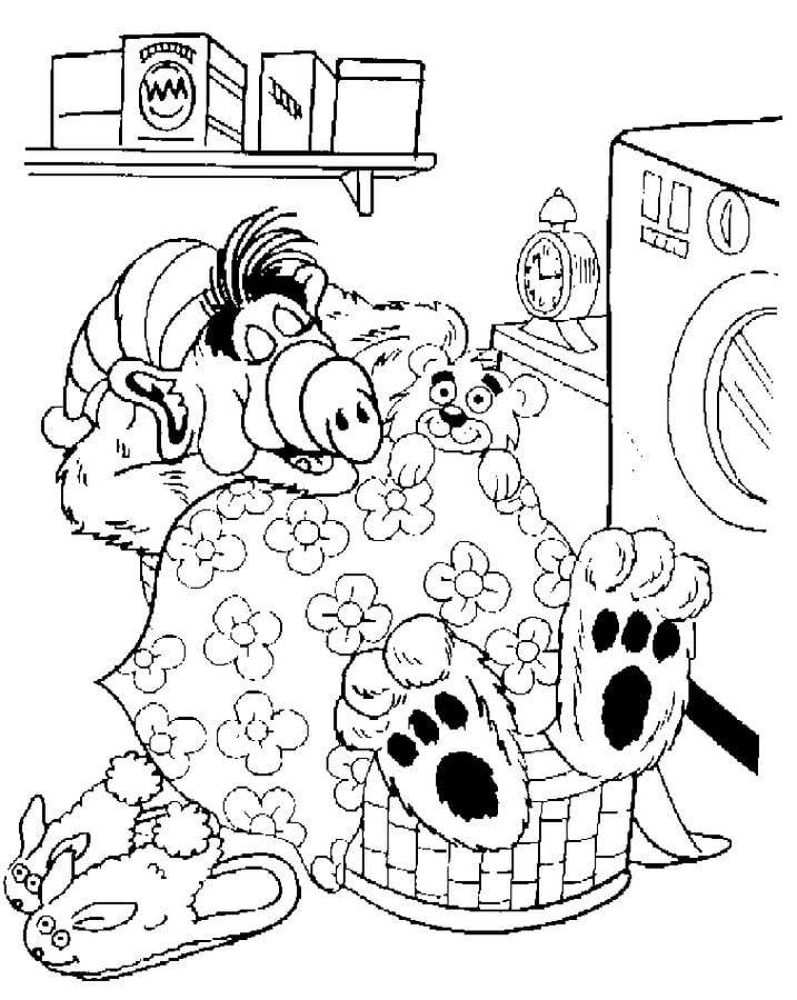 Coloring pages: Alf 8