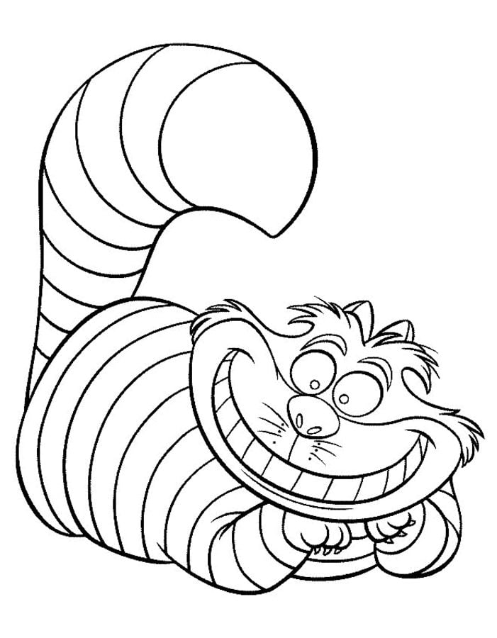 Coloring pages: Alice in Wonderland 7