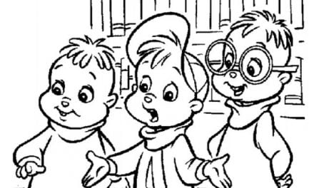 Dibujos para colorear: Alvin y las ardillas