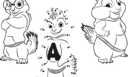 Unir puntos: Alvin y las ardillas