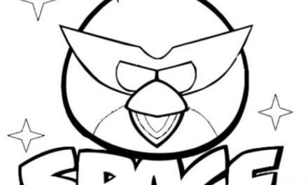 Coloring pages: Angry Birds Space