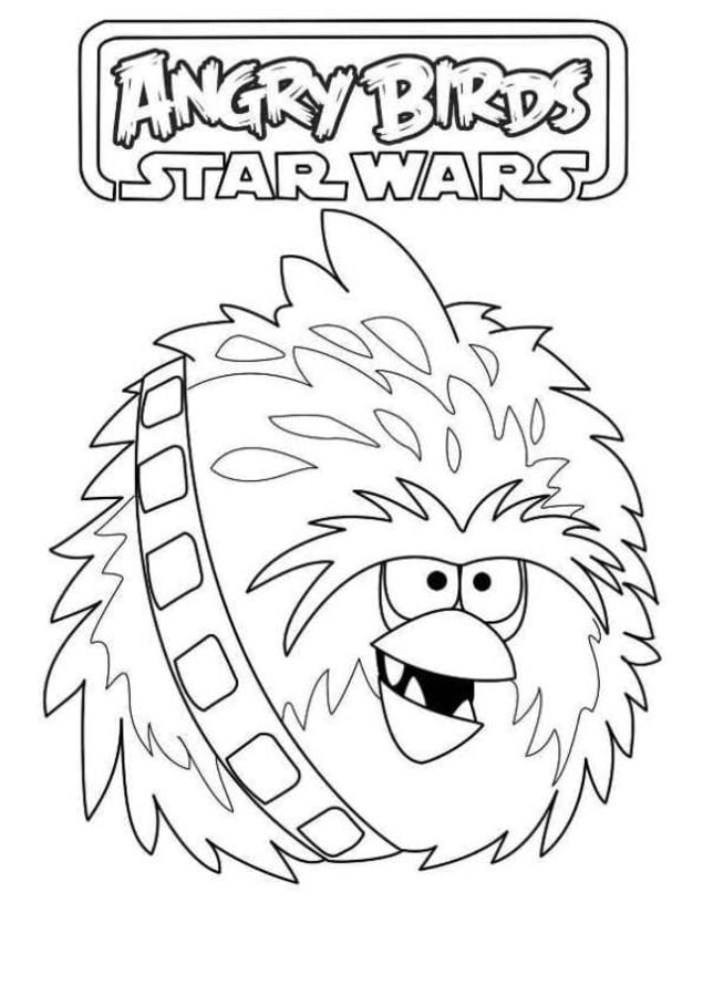 Disegni da colorare: Angry Birds Star Wars 3