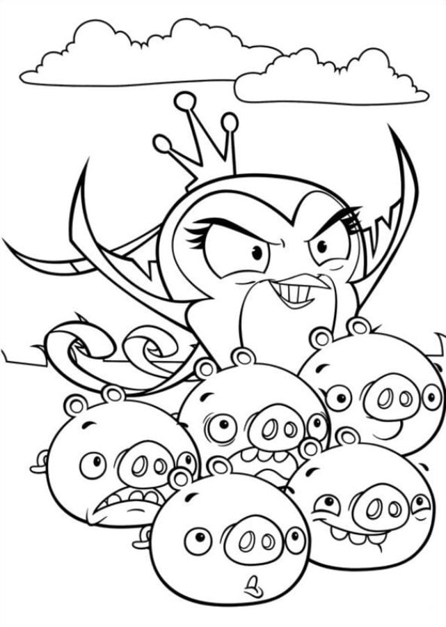 Coloriages: Angry Birds Stella