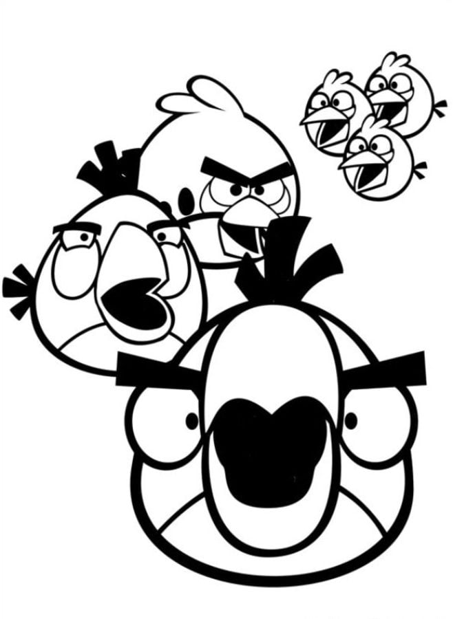 Disegni da colorare: Angry Birds
