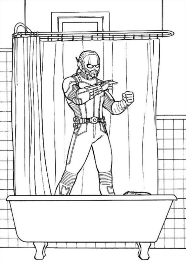 Coloring pages: Ant-Man
