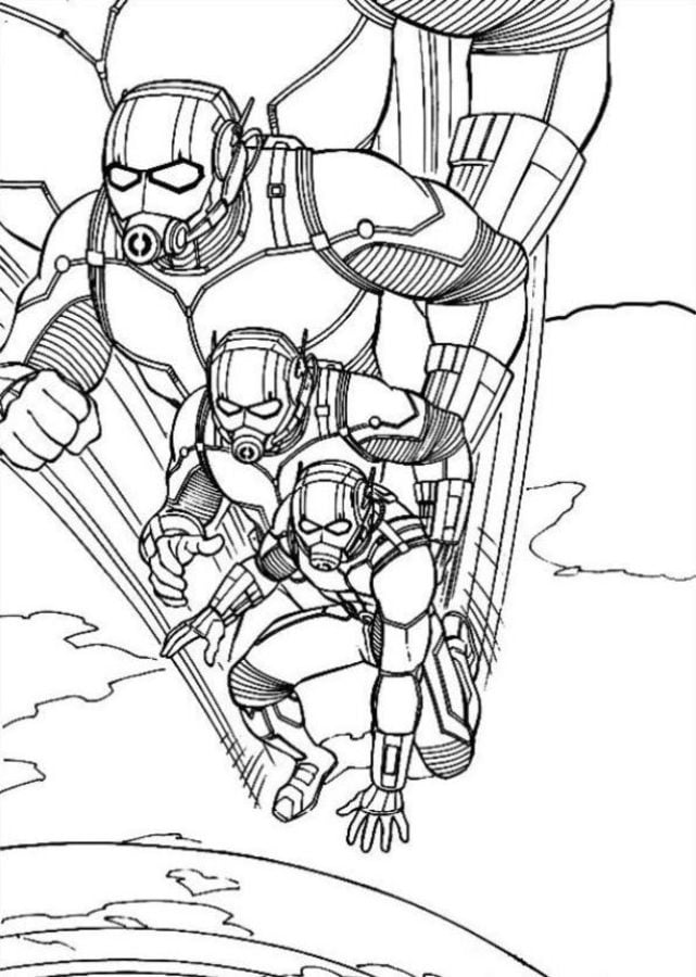 Coloring pages: Ant-Man 2
