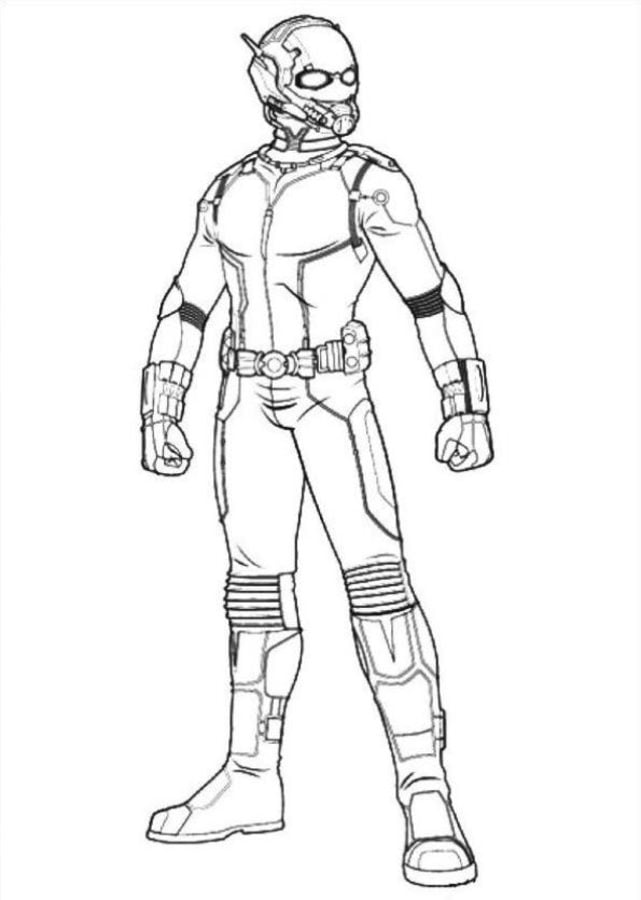 Coloring pages: Ant-Man 7