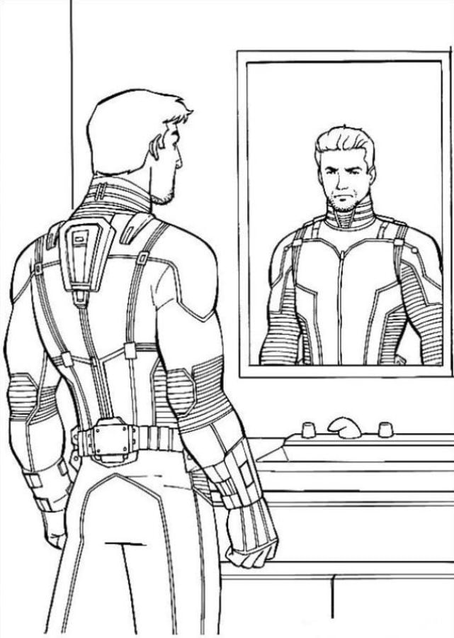 Coloring pages: Ant-Man 9