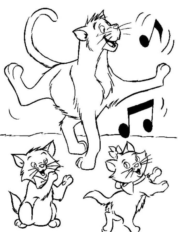 Coloring pages: Aristocats