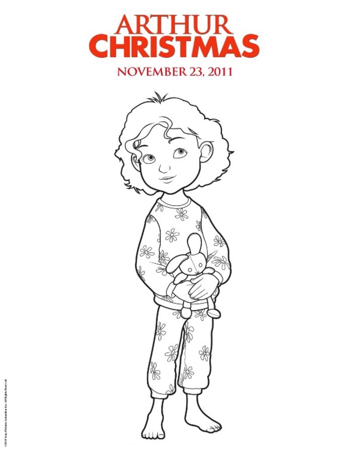Coloring pages: Arthur Christmas