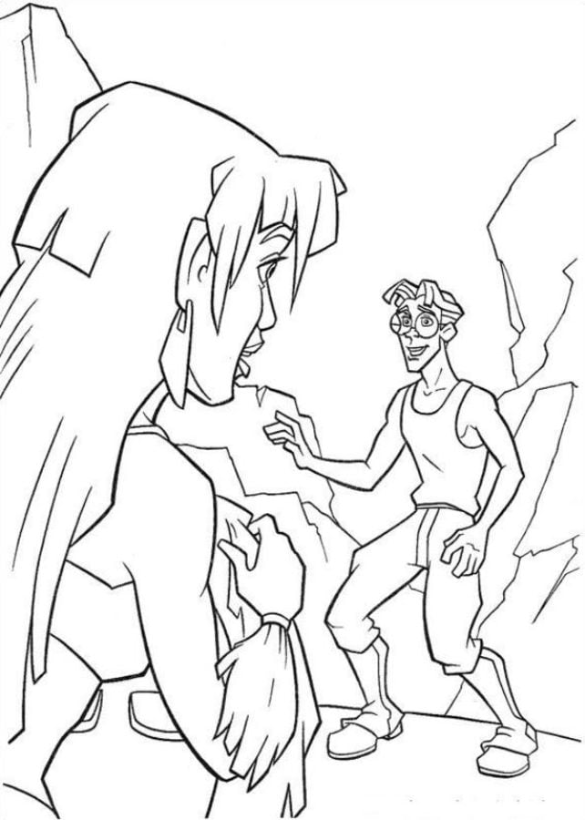 Coloring pages: Atlantis: The Lost Empire