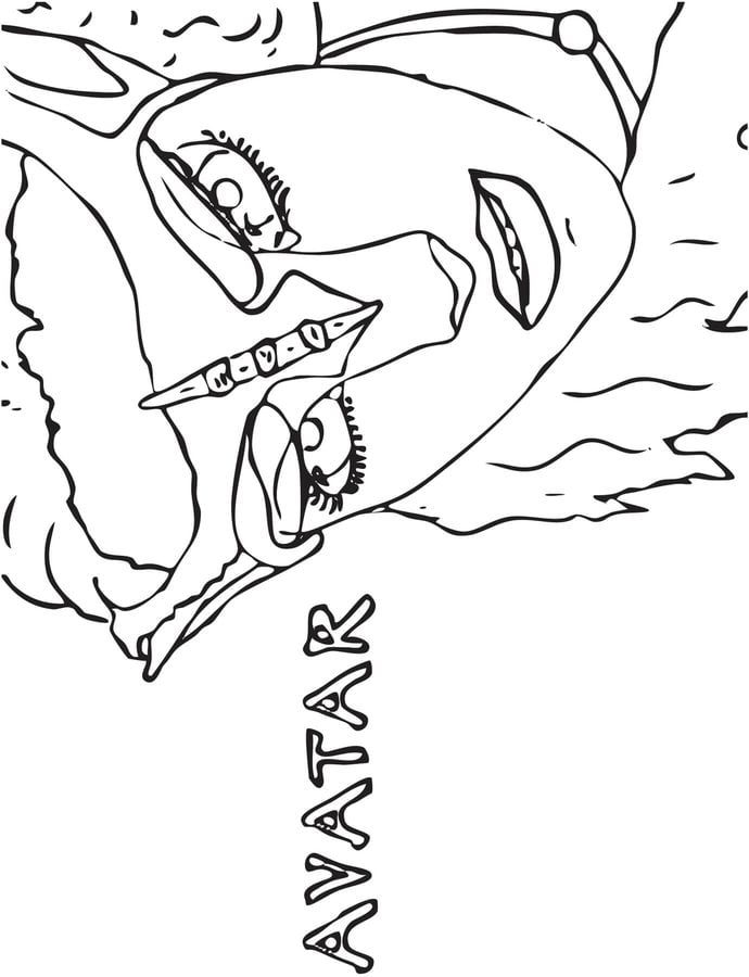 Coloring pages: Avatar