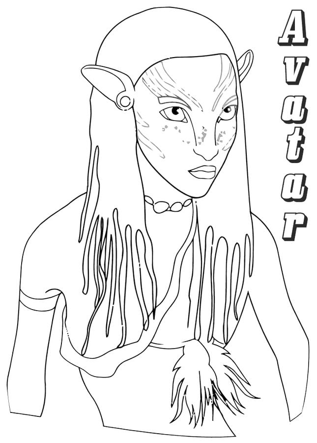 Coloriages: Avatar 5