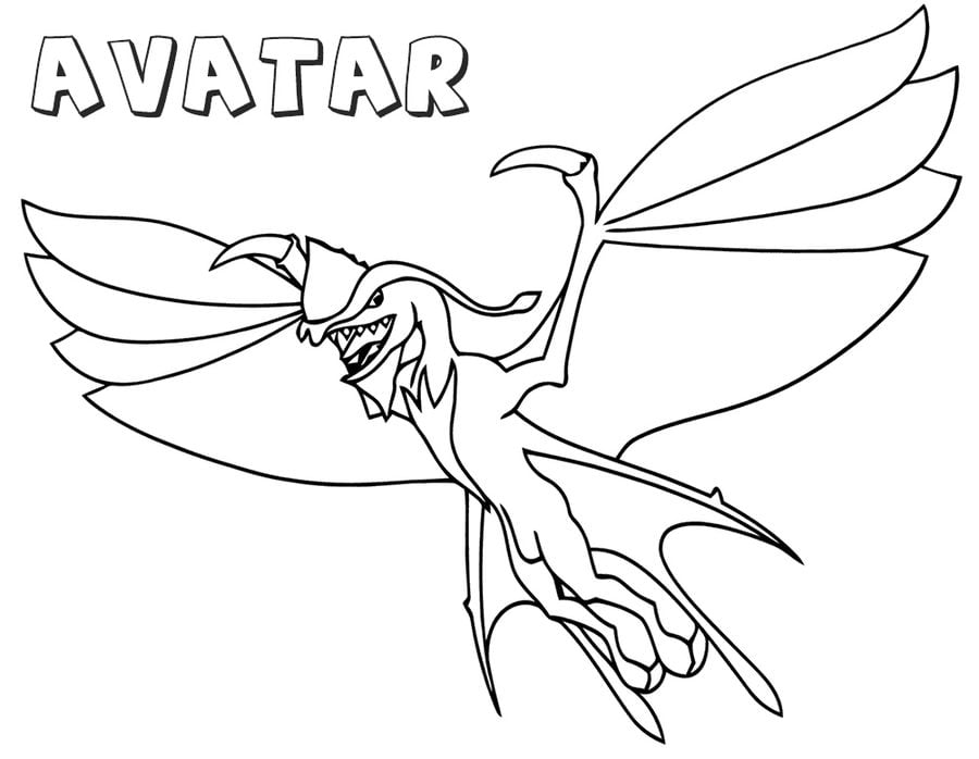 Coloriages: Avatar 7