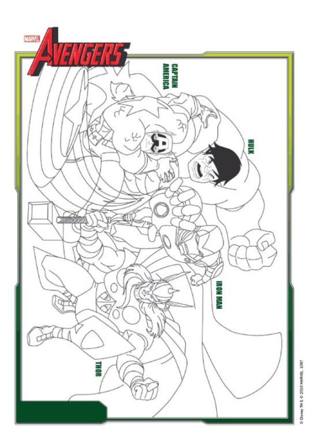 Coloring pages: Avengers