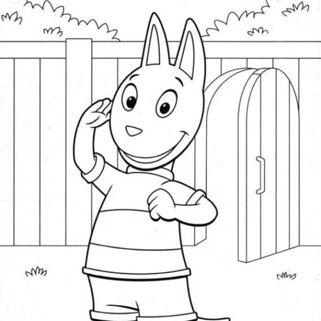 Coloring pages: The Backyardigans