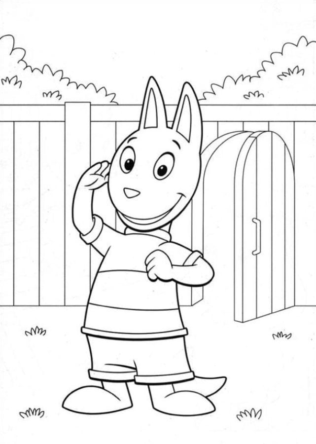 Coloring pages: The Backyardigans 2