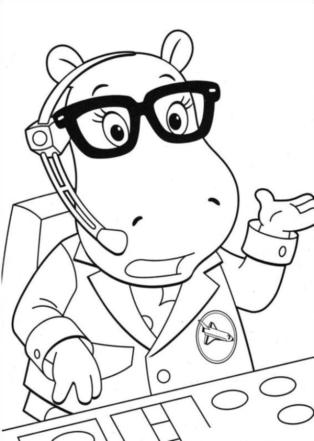 Coloring pages: The Backyardigans 4