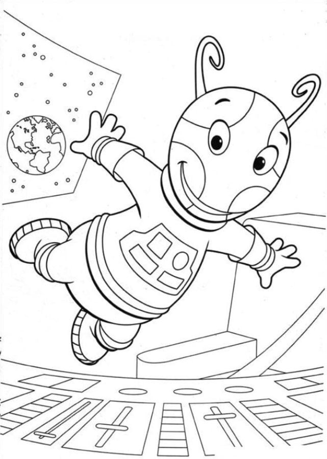 Coloring pages: The Backyardigans 6