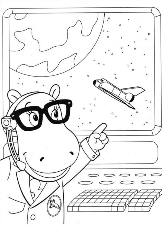 Coloring pages: The Backyardigans 7